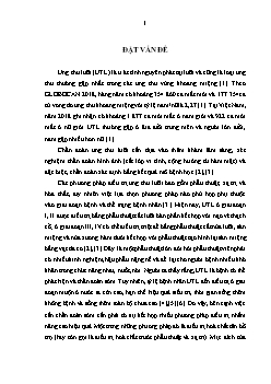 Luận án Nghiên cứu kết quả hóa trị bổ trợ trước phác đồ TC và tỷ lệ bộc lộ một số dấu ấn liên quan đến ung thư lưỡi giai đoạn III - IV (M0)=