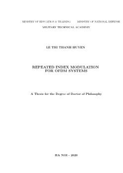 Repeated index modulation for ofdm systems