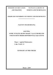 Solving some nonlinear boundary value problems for fourth order differential equations