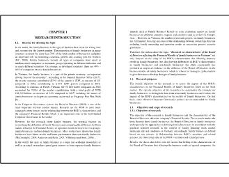 Tóm tắt Luận án Research on characteristics of the Board of Directors affecting the Financial Results of family businesses in Vietnam