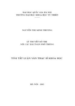 Tóm tắt Luận văn Lý thuyết đồ thị với các bài toán phổ thông