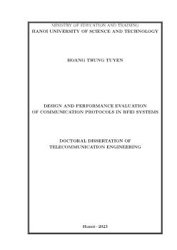 Design and performance evaluation of communication protocols in rfid systems