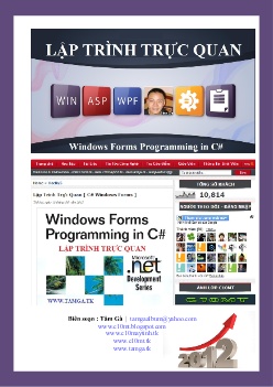 Bài tập Lập trình trực quan C# Windows Form (Có đáp án)