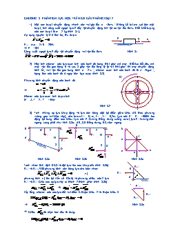 Bài tập Nguyên lý máy - Chương 3: Phân tích lực học trên cơ cấu phẳng loại 2 (Có lời giải)