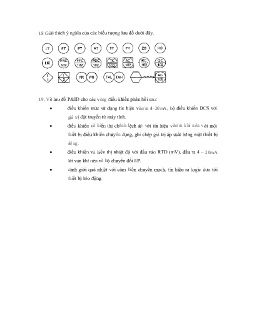 Đề thi môn học Điều khiển quá trình (Có đáp án)