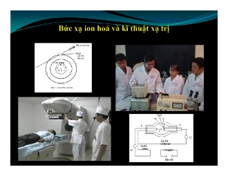 Bài giảng Bức xạ ion hóa và kĩ thuật xạ trị