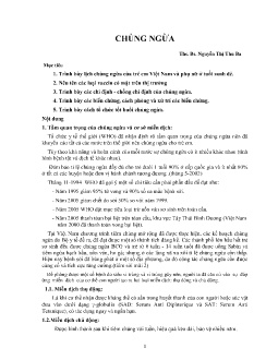 Bài giảng Chủng ngừa