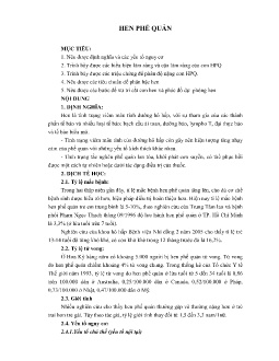 Bài giảng Bệnh hen phế quản
