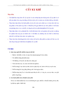 Bài giảng Cấy kỵ khí