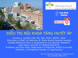 Bài giảng Điều trị nội khoa tăng huyết áp