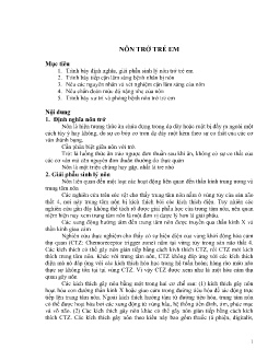 Bài giảng Nôn trớ trẻ em