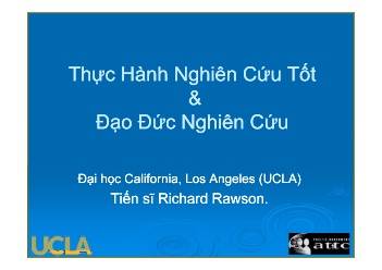 Tập huấn Thực hành nghiên cứu tốt & Đạo đức nghiên cứu